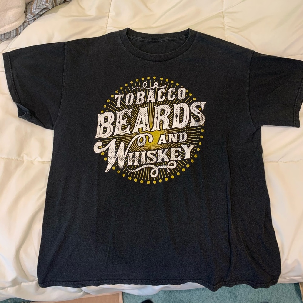 Tobacco, Beards & Whiskey T-Shirt